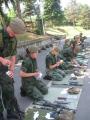 The first generation of volunteer soldiers finished the three-month training